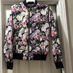 Floral print jacket